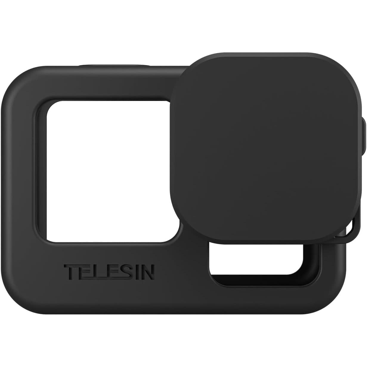 Telesin GoPro HERO13 Uyumlu Silikon Kılıf | HERO12/11/10/9 Uyumlu + Silikon Lens Koruyucu + Kordon İp