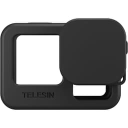 Telesin GoPro HERO13 Uyumlu Silikon Kılıf | HERO12/11/10/9 Uyumlu + Silikon Lens Koruyucu + Kordon İp