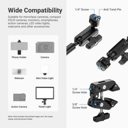 NEEWER UA061 55cm Profesyonel Masaüstü Kol Standı