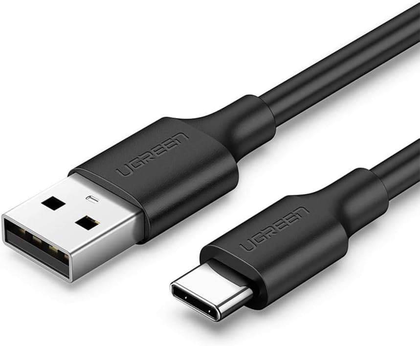 Ugreen USB Type-C Şarj ve Data Kablosu, Siyah, 1.5 Metre