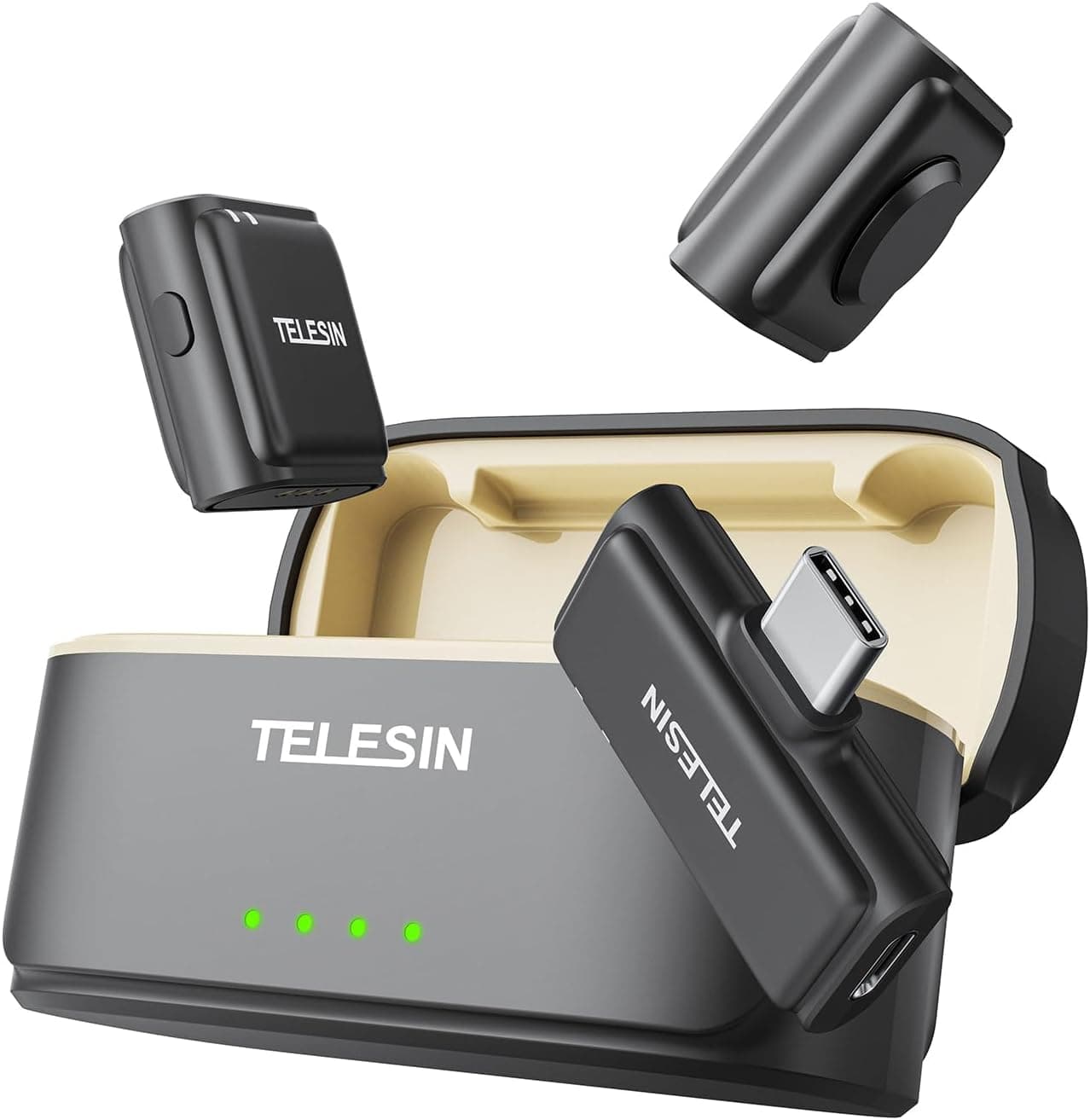 TELESIN Kablosuz Lavalier Mikrofon