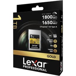 Lexar 1 TB Professional GOLD CFexpress 4.0 Type A Memory Card