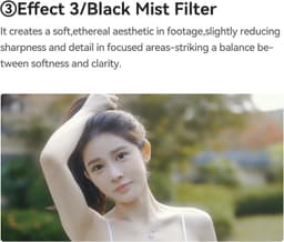 Kase 77mm Variable ND1,5-8 &amp; CPL &amp; Black Mist Filtre