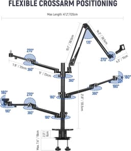 Neewer DS007 Dört Kollu Masaüstü Yayıncı Standı