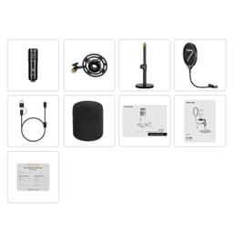 7RYMS AU01-K2 PC,Telefon Kaydı ve Yayın için USB Mikrofon Kiti