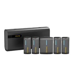 7RYMS iRay DW40 Dört Konuşmacılı Mini Kablosuz Mikrofonu Siyah