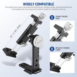 NEEWER PA002 Alüminyum Alaşımlı Döndürülebilir Akıllı Telefon Tripod Adaptörü