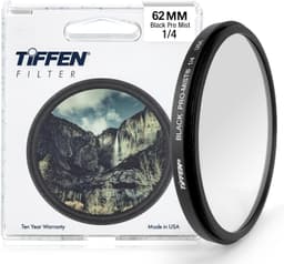 Tiffen 62mm Black Pro-Mist 1/4 Filter