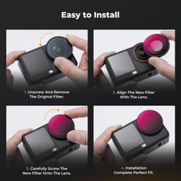 K&amp;F Concept DJI Osmo Action 6 ND/PL 4'lü Filtre Seti 