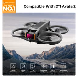 K&amp;F Concept DJI Avata 2 ND/PL 4'lü Filtre Seti Nano-X Serisi