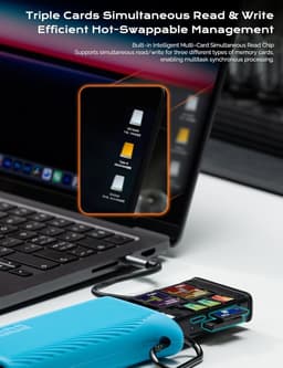 HOMAN CFexpress Type A &amp; SD Card Reader, USB3.2 Gen 2 10Gbps (Siyah)
