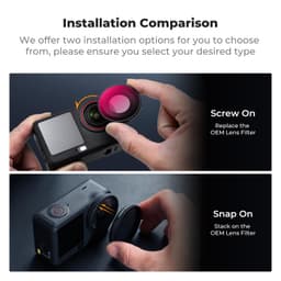 K&amp;F Concept DJI Osmo Action 6 ND/PL 4'lü Filtre Seti 