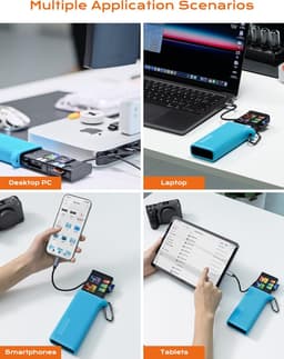 HOMAN CFexpress Type A &amp; SD Card Reader, USB3.2 Gen 2 10Gbps (Siyah)