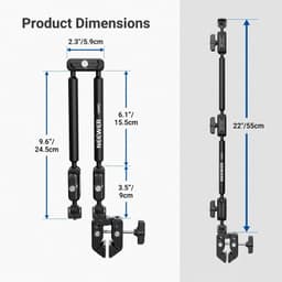 NEEWER UA061 55cm Profesyonel Masaüstü Kol Standı