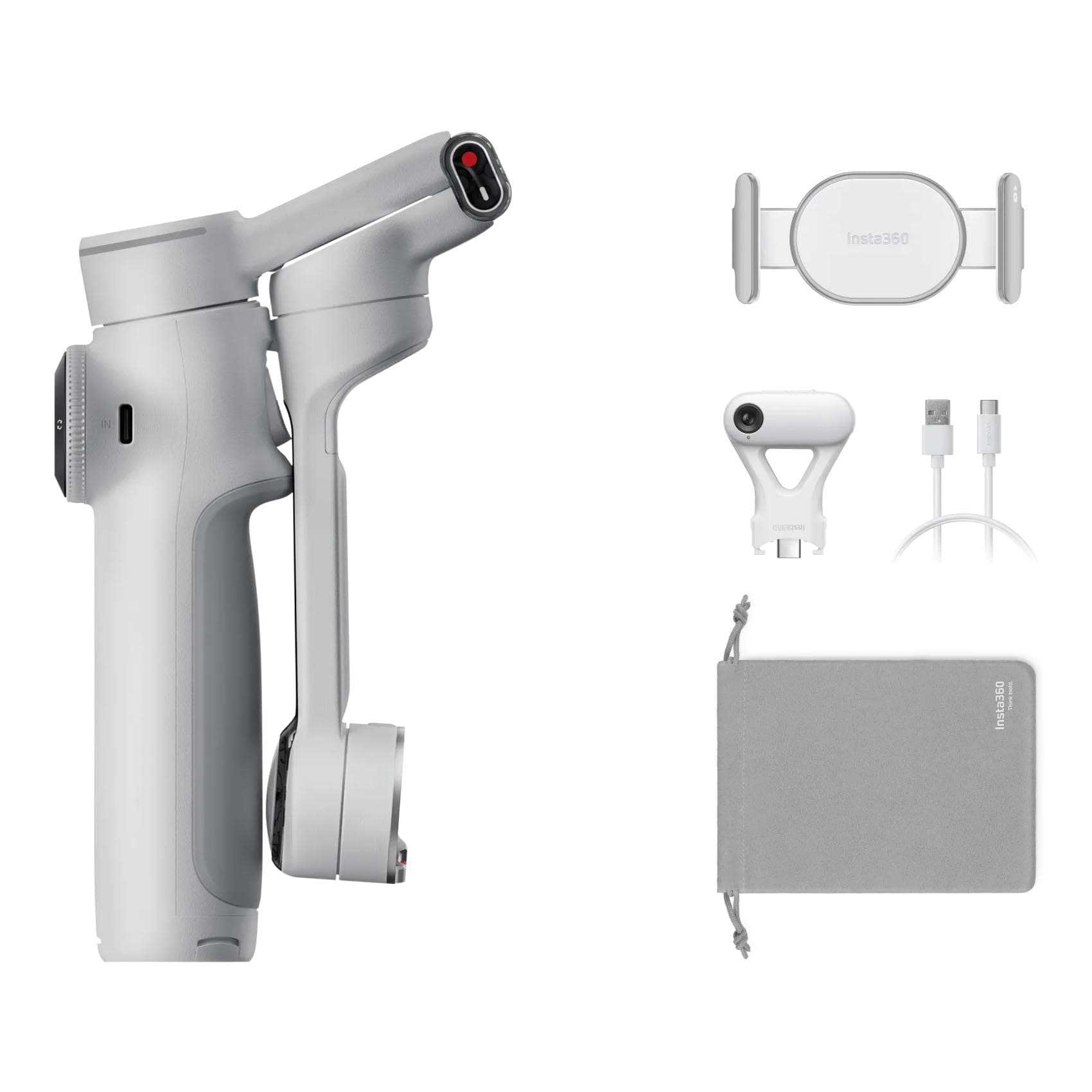 Insta360 Flow 2 Pro AI Tracker Bundle (Gri)