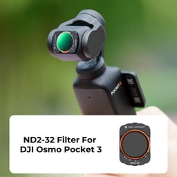 K&amp;F Concept DJI Osmo Pocket 3/4 Magnetic Variable ND2-32 Nano-X Serisi