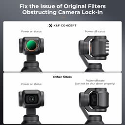 K&amp;F Concept DJI Osmo Pocket 3/4 Magnetic Variable ND2-32 Nano-X Serisi