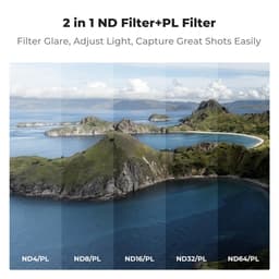 K&amp;F Concept DJI Mini 5 Pro CPL+ND/PL 6'lı Filtre Seti Nano-X Serisi