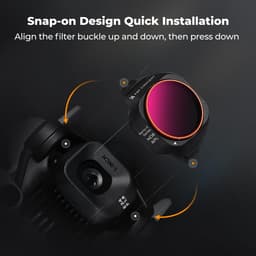 K&amp;F Concept DJI Mini 5 Pro CPL+ND/PL 6'lı Filtre Seti Nano-X Serisi