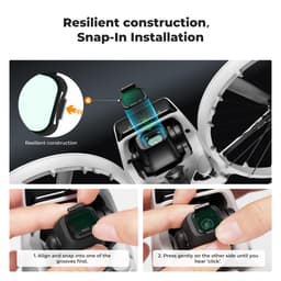 K&amp;F Concept DJI Flip / Lito X1 UV/CPL/ND 6'lı Filtre Seti Nano-X Serisi