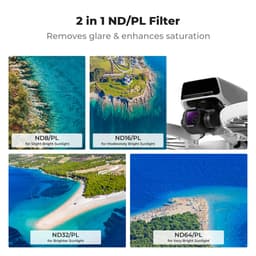 K&amp;F Concept DJI Flip / Lito X1 ND/PL 4'lü Filtre Seti Nano-X Serisi