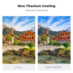 K&amp;F Concept 82mm Manyetik Filtre Kiti CPL + ND2-32 + Black Mist 1/4 Filtre + Adaptör ve Kapağı, 28 Katmanlı HD Optik Cam - Nano-X Serisi 