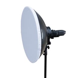 Phottix Pro Beauty Dish MK II with Bowens Speed Ring (51cm, 20″ Silver)