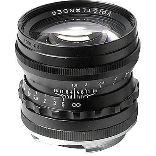 Voigtlander Nokton 50mm f/1.5 M-Mount Lens