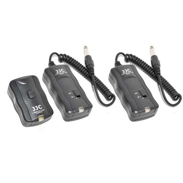 JJC JF-G2S Paraflaş için Çift Alıcılı Tetikleyici Seti
