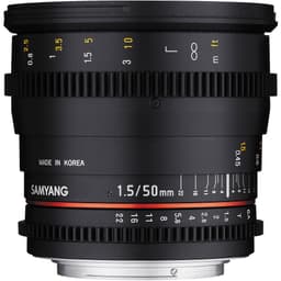 Samyang 50mm T1.5 Full Frame AS UMC VDSLR II Cine Lens (Nikon)