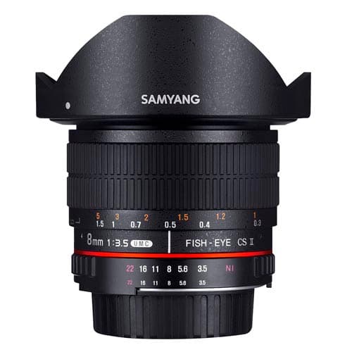 Samyang 8mm f/3.5 Crop Fisheye CS II Lens (Canon)