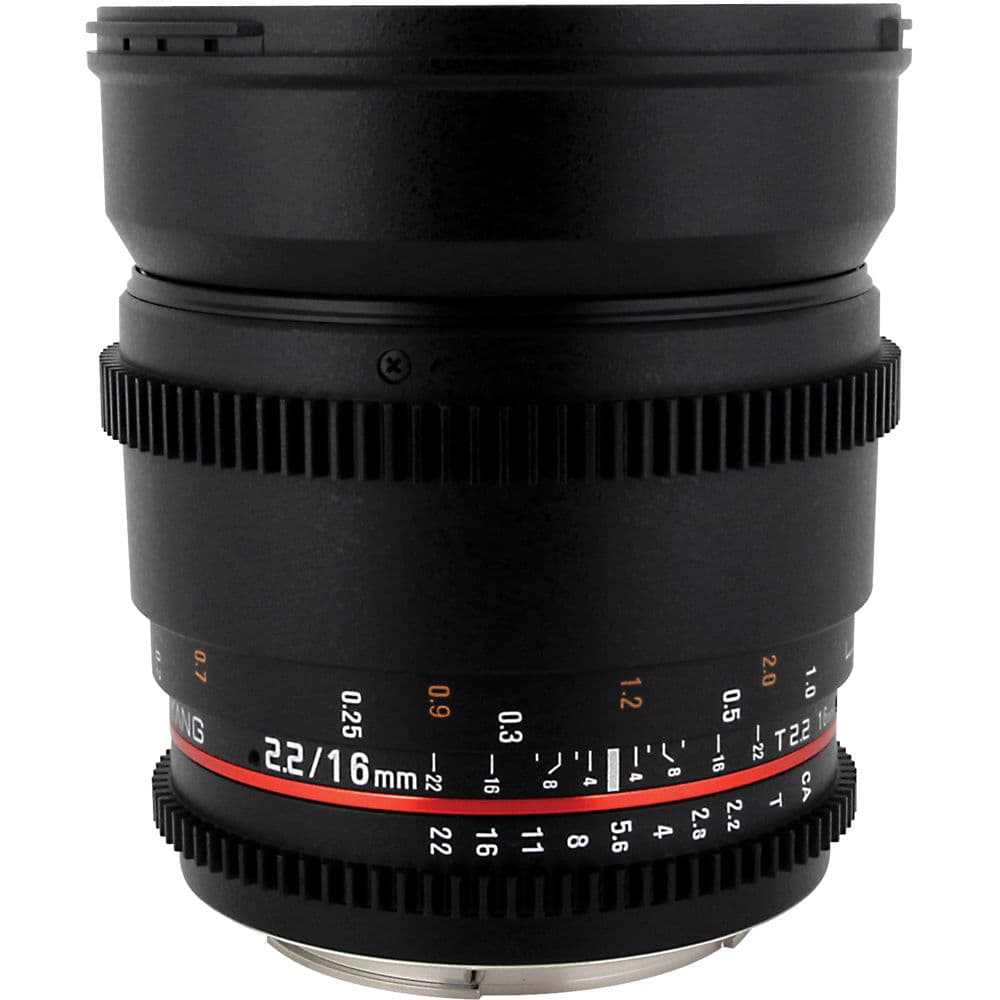 Samyang 16mm T2.2 Crop Cine Lens (Sony E)
