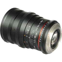 Samyang 35mm T1.5 Full Frame Cine Lens (Sony A)