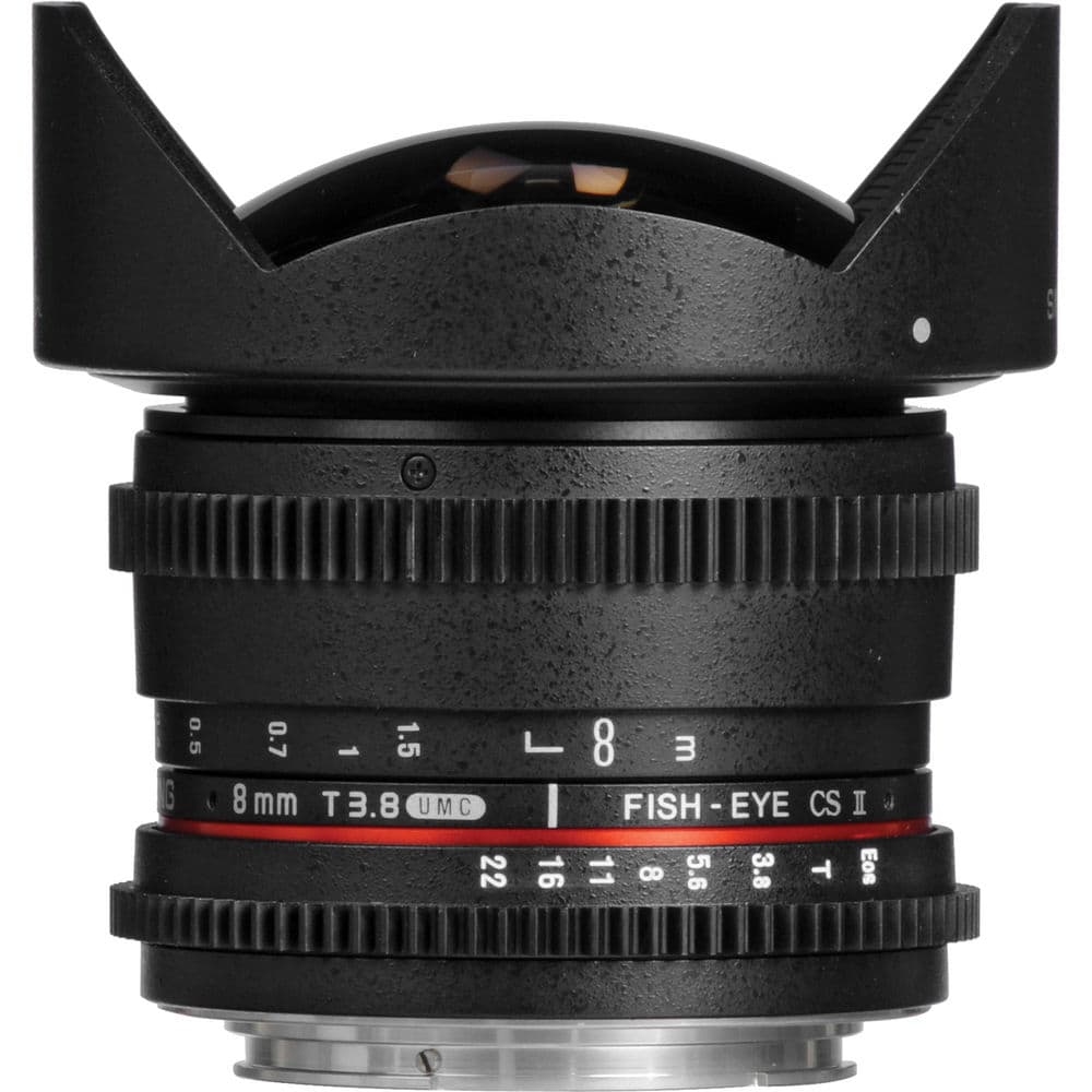 Samyang 8mm T3.8 Crop UMC Fisheye Lens (Sony E)