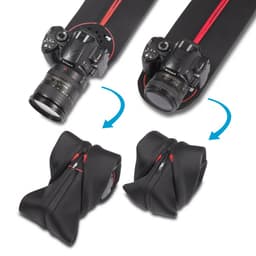 Miggo Strap &amp; Wrap DSLR için Koruyucu Kılıfa Dönüşen Askı (Pebble Road)