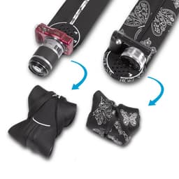 Miggo Strap &amp; Wrap Aynasız için Koruyucu Kılıfa Dönüşen Askı (Pebble Road)