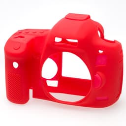 EasyCover Silikon Kılıf (Canon EOS 5D Mark III / 5DS / 5DS R Kırmızı)