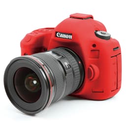 EasyCover Silikon Kılıf (Canon EOS 5D Mark III / 5DS / 5DS R Kırmızı)