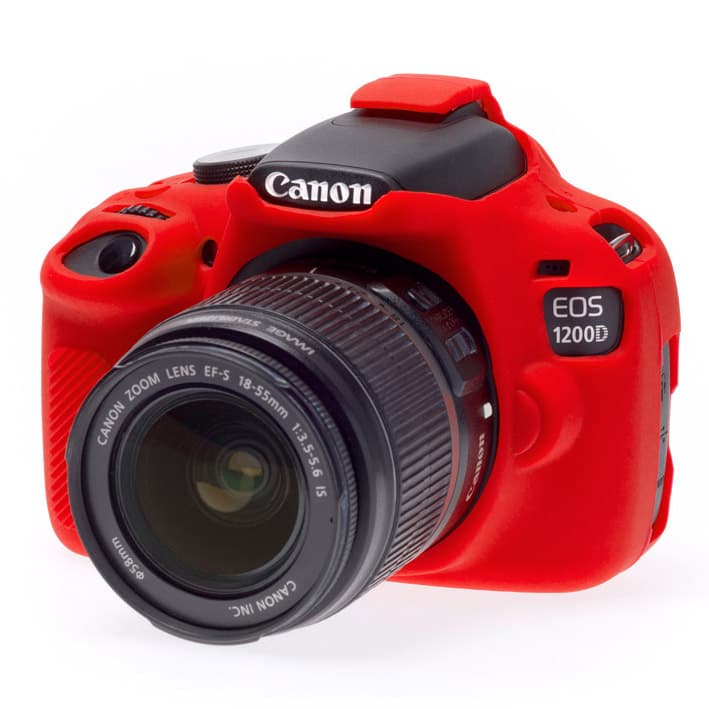 EasyCover Silikon Kılıf (Canon EOS 1200D Kırmızı)