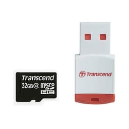Transcend 32 GB microSDHC Class 10 Card, 30mb/s + Okuyucu