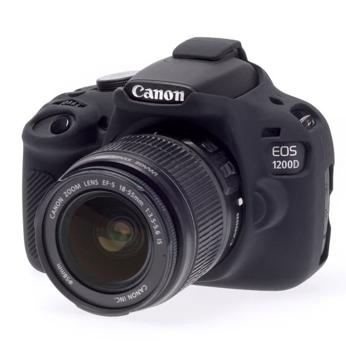 EasyCover Silikon Kılıf (Canon EOS 1200D Siyah)