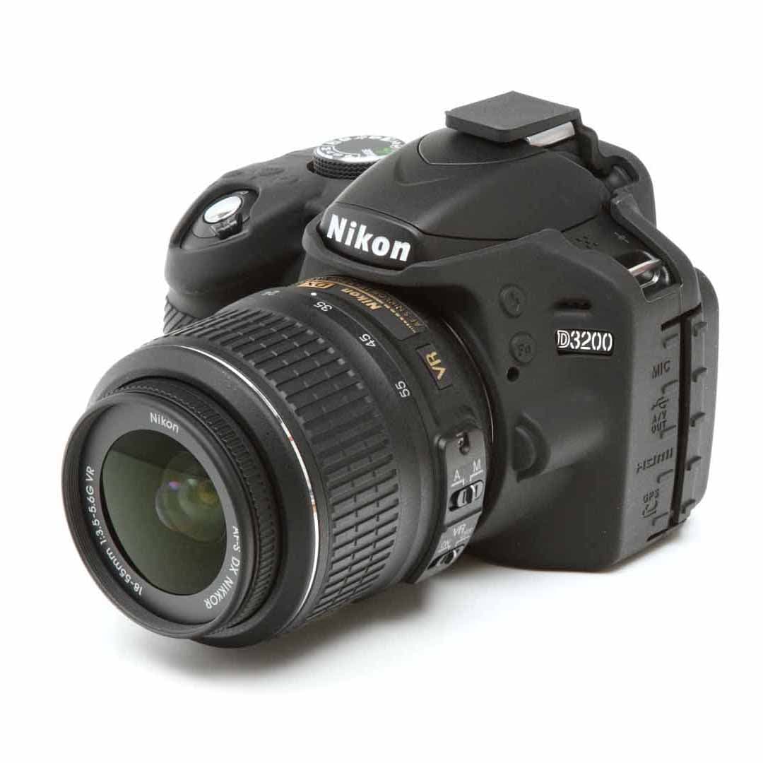 EasyCover Silikon Kılıf (Nikon D3200 Siyah)