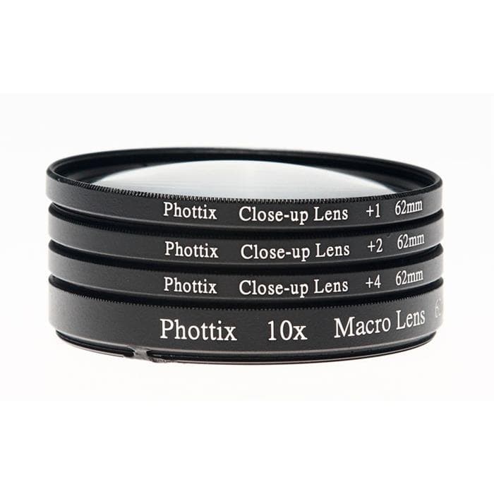 Phottix 52mm Close Up Filtre Seti - Kumaş Çantalı (+1D, +2D, +4D, +10D)