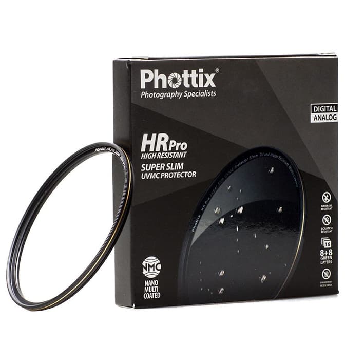 Phottix 52mm UV (Ultra Viole) HR Pro Grade NMC Nano Multi Coated 1mm Super Slim Filtre