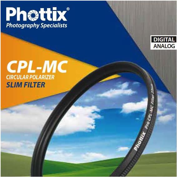 Phottix 82mm CPL (Circular Polarize) MC Multi Coated Slim Filtre
