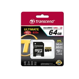 Transcend 32 GB microSDHC Class 10 UHS-I Card, 633x, 95mb/s