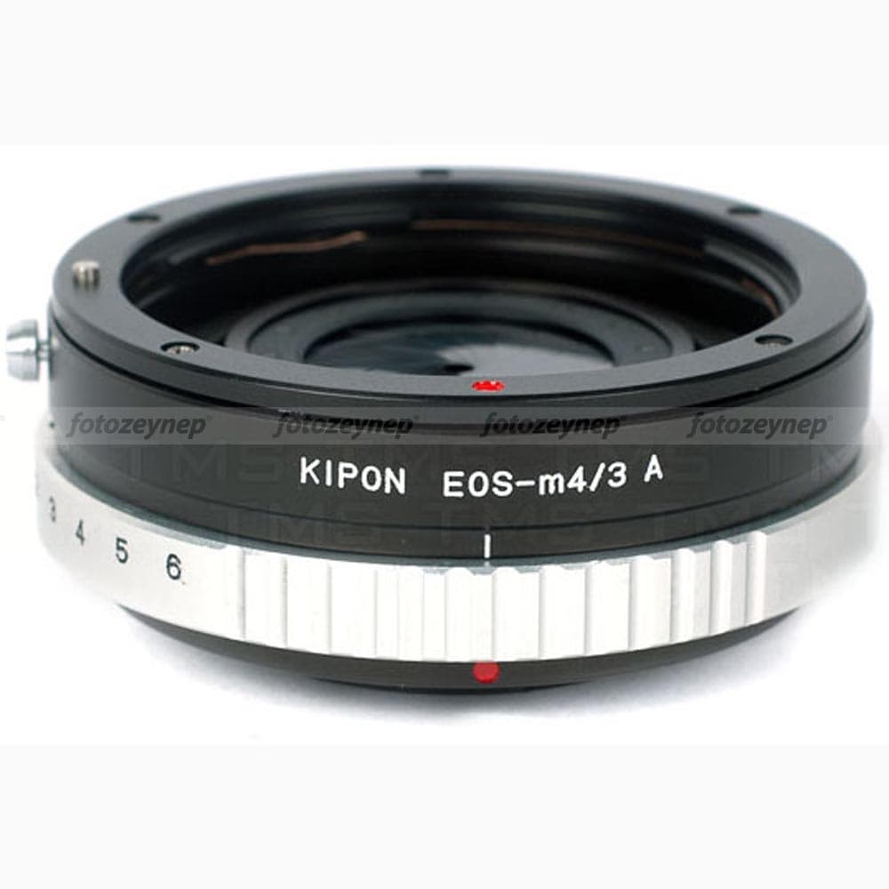 Kipon EOS-M 4/3 Canon Lensi m4/3 Gövdeye takmak için Diyafram Kontrollü.