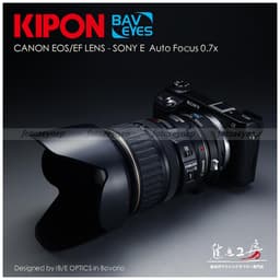 Kipon Baveyes EF-S/E AF 0.7x Otomatik Fokus Canon Lensi Sony NEX E-Mount Gövdelere AF ve 0.7x