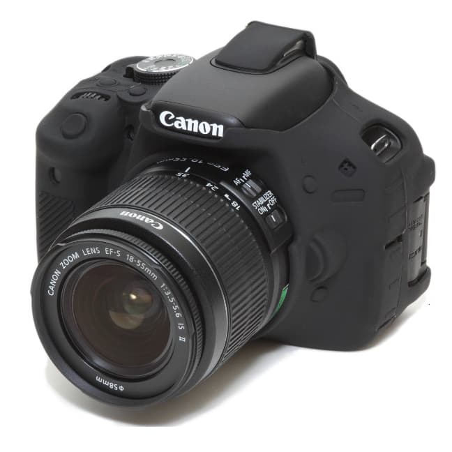 EasyCover Silikon Kılıf (Canon EOS 600D Siyah)