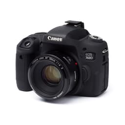 EasyCover Silikon Kılıf (Canon EOS 760D Siyah)